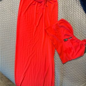 Wild Fable Coral Two-Piece Set